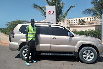Mamadou Sarr Parking Riu Baobab Pointe Sarène