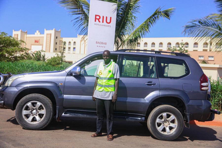 Michel Diouf Parking Riu Baobab Pointe Sarène